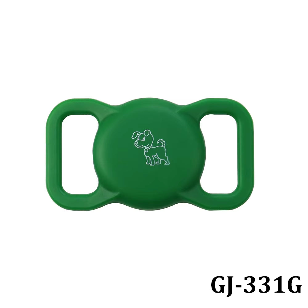 1Pcs Patterned Airtag Silicone Pet Collar anti Loss Cat Dog Locator Color Luminous Protection Apple Tracker Protective Sleeve