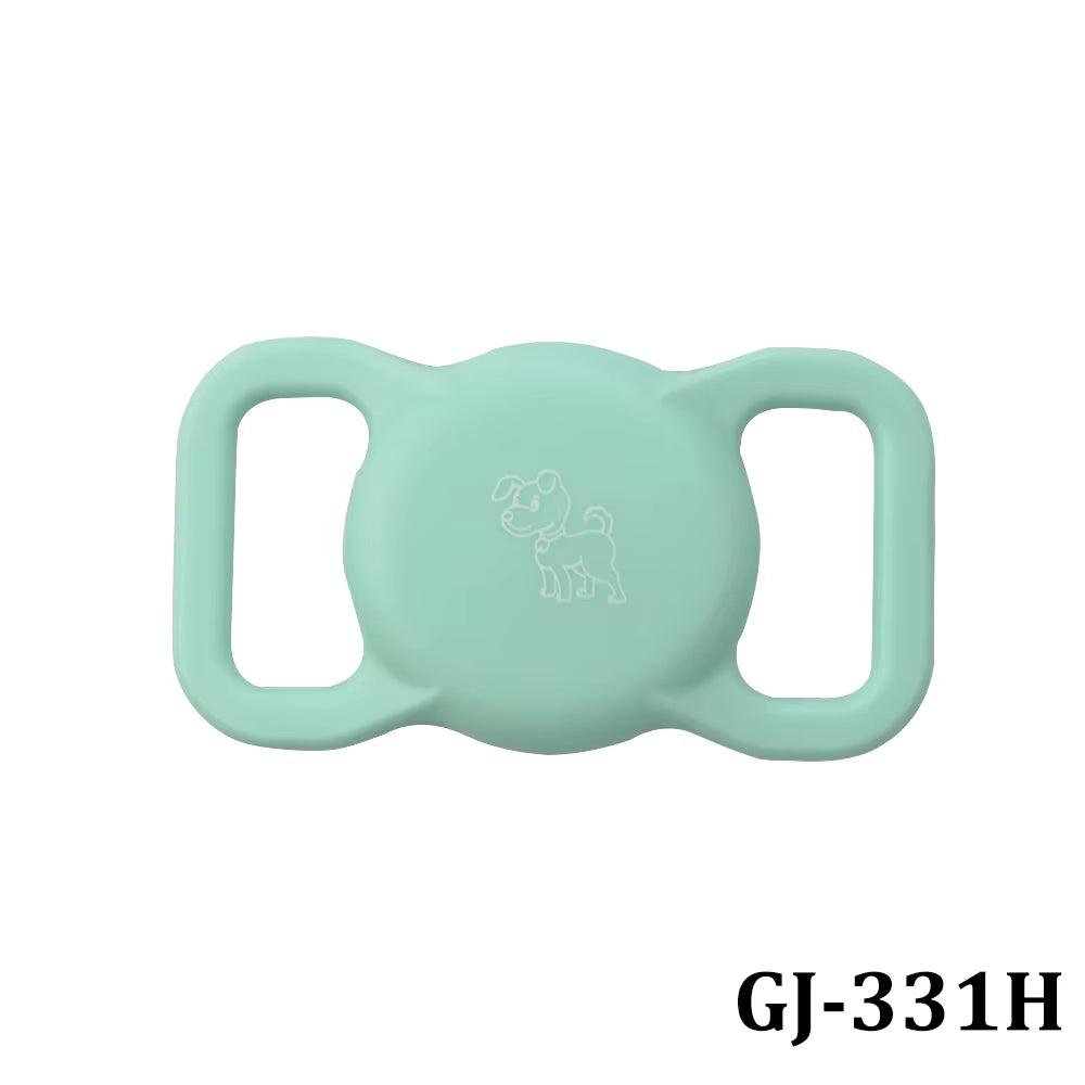 1Pcs Patterned Airtag Silicone Pet Collar anti Loss Cat Dog Locator Color Luminous Protection Apple Tracker Protective Sleeve