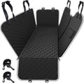 Dog Car Seat Cover for Back Seat, 2026 Upgraded 600D Heavy Duty Waterproof & Scratch-Resistant Dog Hammock for Car, Back Seat Pet Cover