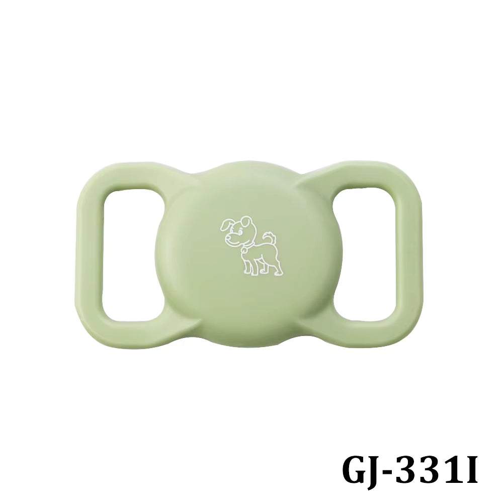 1Pcs Patterned Airtag Silicone Pet Collar anti Loss Cat Dog Locator Color Luminous Protection Apple Tracker Protective Sleeve