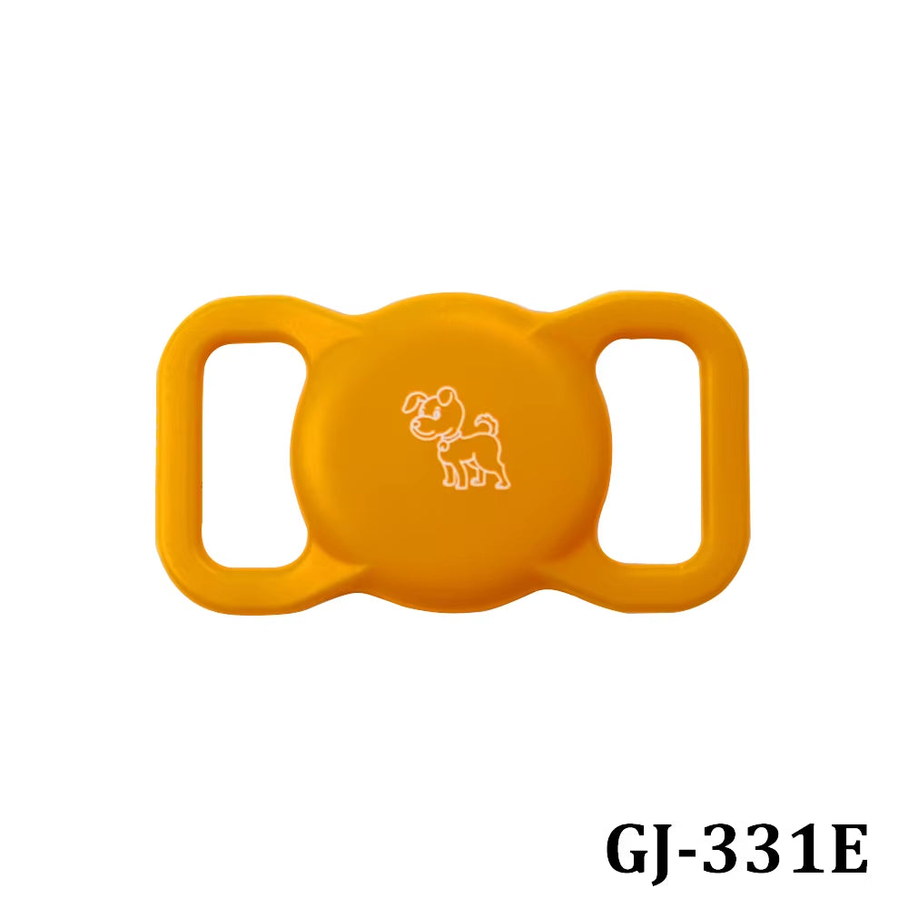 1Pcs Patterned Airtag Silicone Pet Collar anti Loss Cat Dog Locator Color Luminous Protection Apple Tracker Protective Sleeve